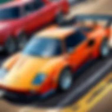 A collection of car parts and tools