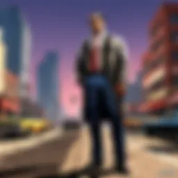 Urban landscape reflecting crime in GTA