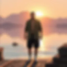 Calming game environment showcasing serene landscapes