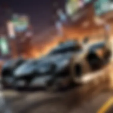 Batmobile in Action Batmobile in Action