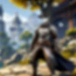 A captivating landscape of the Bless Online world showcasing its intricate design and vibrant environments.