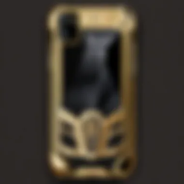 Exquisite Bugatti Phone Case with Gold Accents