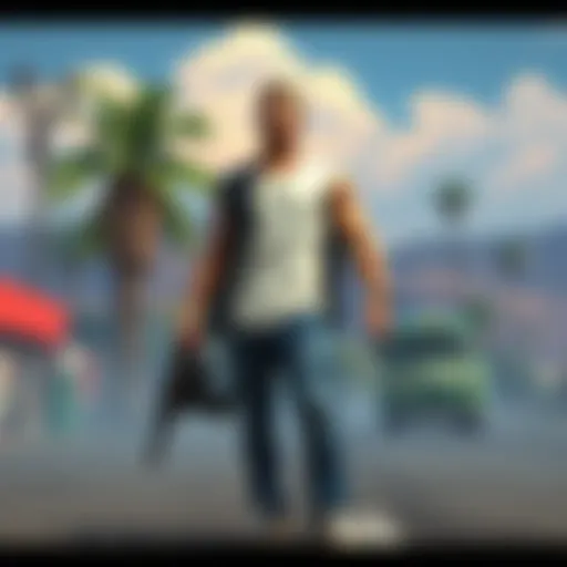 Diverse Environments in GTA Titles Visual representation of Grand Theft Auto game environments