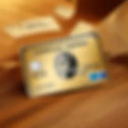 Elegant presentation of American Express gift cards