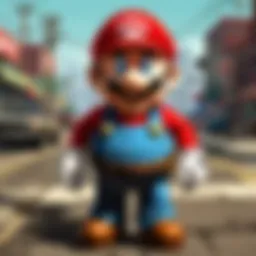 Captivating Mario Game Interface