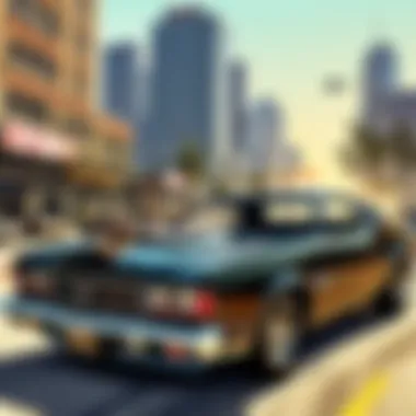 High-octane car chase in GTA Android Version