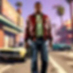 Abstract concept of digital gaming on a PC