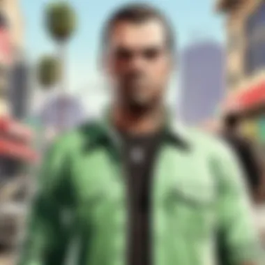 Character customization screen in GTA 5