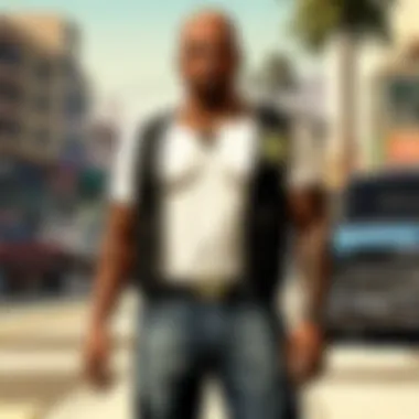 Installation Interface of San Andreas User interface of the San Andreas installation screen