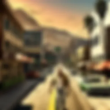 Scenic View of San Andreas Scenic view of San Andreas in a gaming environment