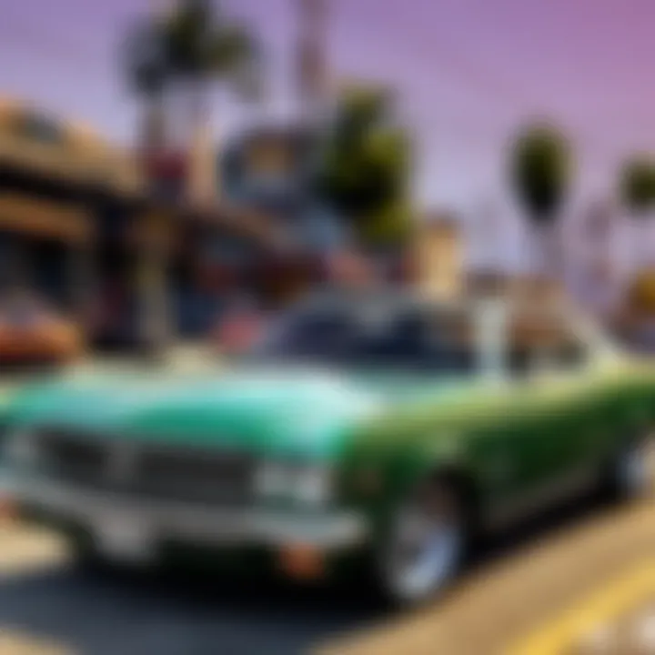 Showcase of various vehicle customizations in GTA