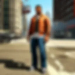 A stunning scene showcasing Liberty City in GTA III DS
