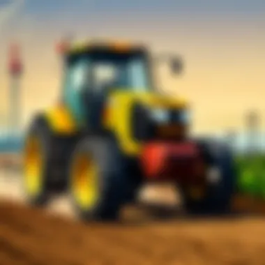 Detailed Farm Machinery in Simulation Game