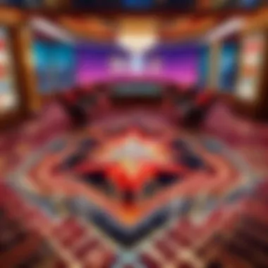 Vibrant Gaming Floor at Diamond Casino Interior shot of the gaming floor filled with various gaming options