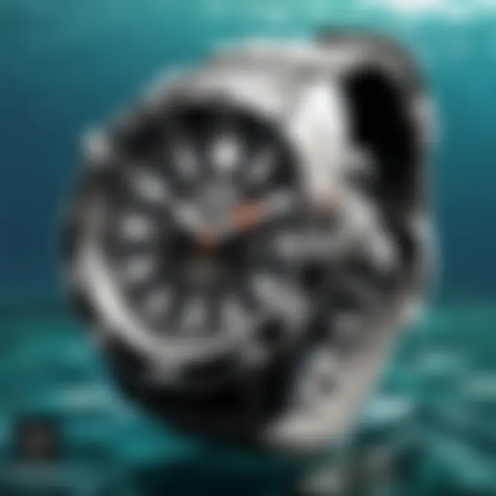 Dive Watch with Depth Gauge for Underwater Exploration