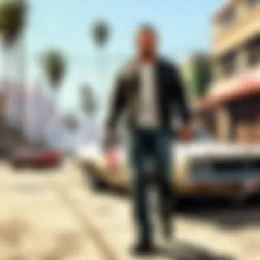 Artistic interpretation of gameplay diversity in GTA 5