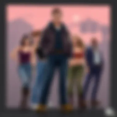 New Characters from DLC7 A concept art piece depicting new characters introduced in DLC7