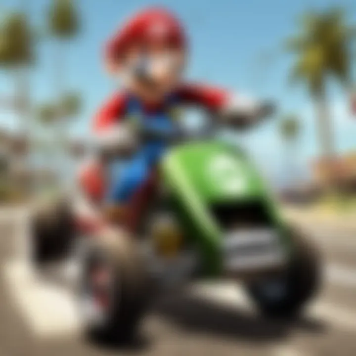 Dynamic Fusion of Mario Kart and Computer Gaming