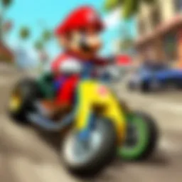 Dynamic gameplay mechanics in Mario Kart on Nintendo 3DS
