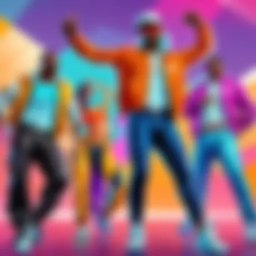 Energetic dance moves in Nintendo Just Dance Unlimited