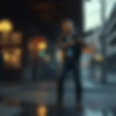 Immersive RPG Game Scene Immersive role-playing game scene with detailed landscapes and character design