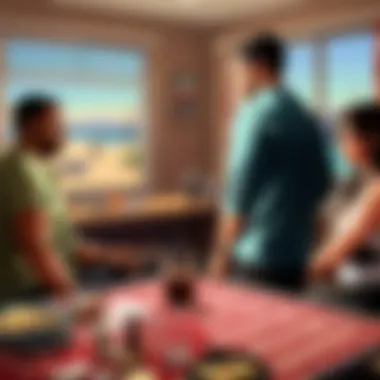 Intimate Game Night Atmosphere A cozy setting for couple game night
