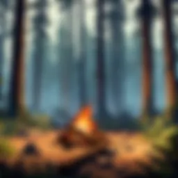 Enigmatic Forest Landscape in a Game