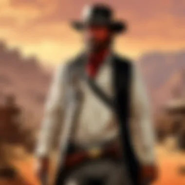 Captivating Western Vistas Epic Western Landscape in Red Dead Redemption