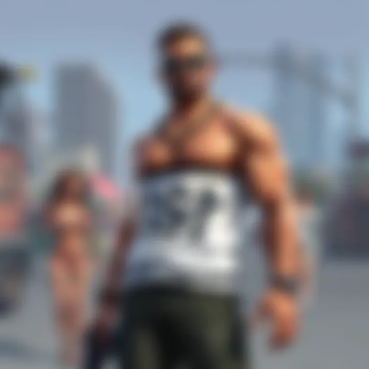 An immersive action scene from a popular PC game