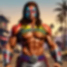 Customized Warrior in Fantasy Setting