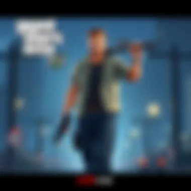 A collection of various gaming platforms displaying GTA titles.