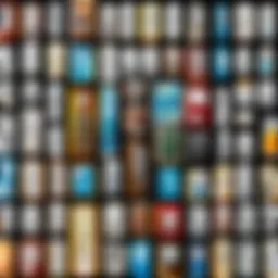 A digital storefront showcasing various Windows key options.