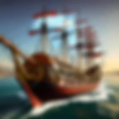 Epic Voyage: Amerigo Vespucci's Expedition Ship Amerigo Vespucci's Expedition Vessel in Majestic Splendor