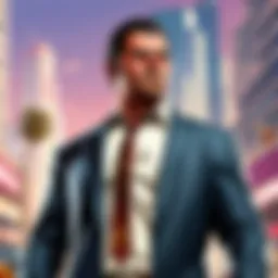 A dynamic mobile game interface showcasing phone business management.