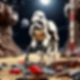 Intricate LEGO Star Wars universe showcasing detailed environments