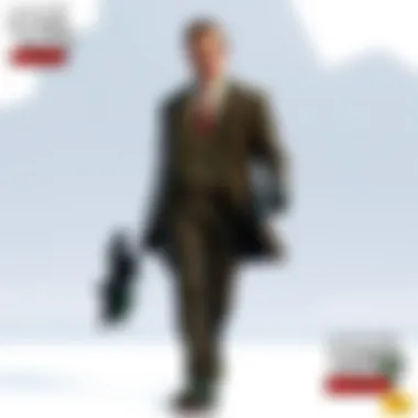 A console setup showcasing GTA 5 Online gameplay on a gaming console