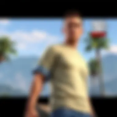 A detailed view of the GTA 5 Online interface on a powerful gaming PC