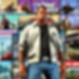 Collage of iconic GTA game codes