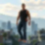 Vibrant cityscape of Los Santos