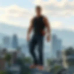 Vibrant cityscape of Los Santos