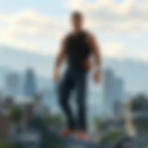 Vibrant cityscape of Los Santos