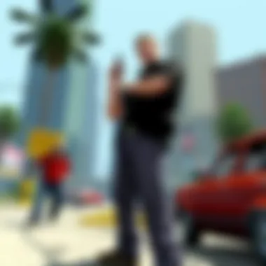 Iconic scenes from Grand Theft Auto games