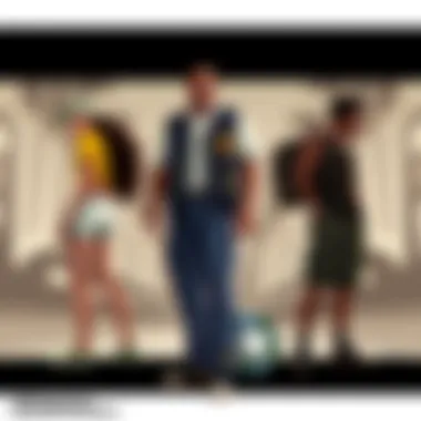 Character development through key interactions