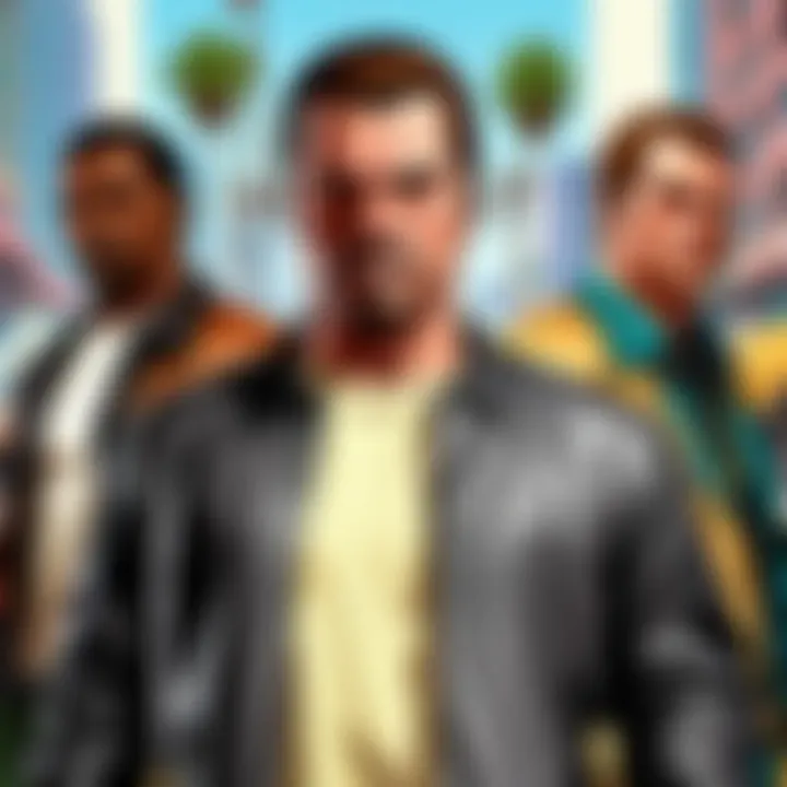 A detailed view of the enhanced graphics in the Grand Theft Auto Trilogy.