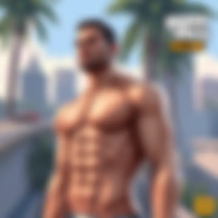 Interface design of GTA on mobile