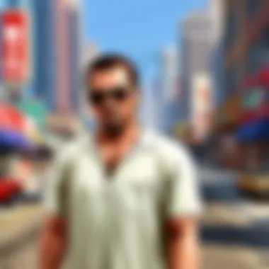 Cultural Impact of GTA on Gaming Fan art representing the cultural impact of GTA on portable gaming