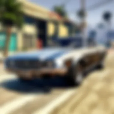 User interface design of GTA V on mobile devices