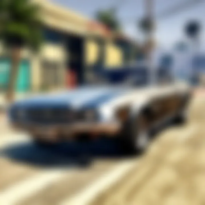 User interface design of GTA V on mobile devices