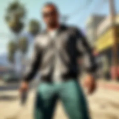 Ethical Considerations in GTA V Online Boosting A thoughtful depiction of the ethical considerations surrounding game boosting.