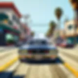 Digital landscape of GTA V Online